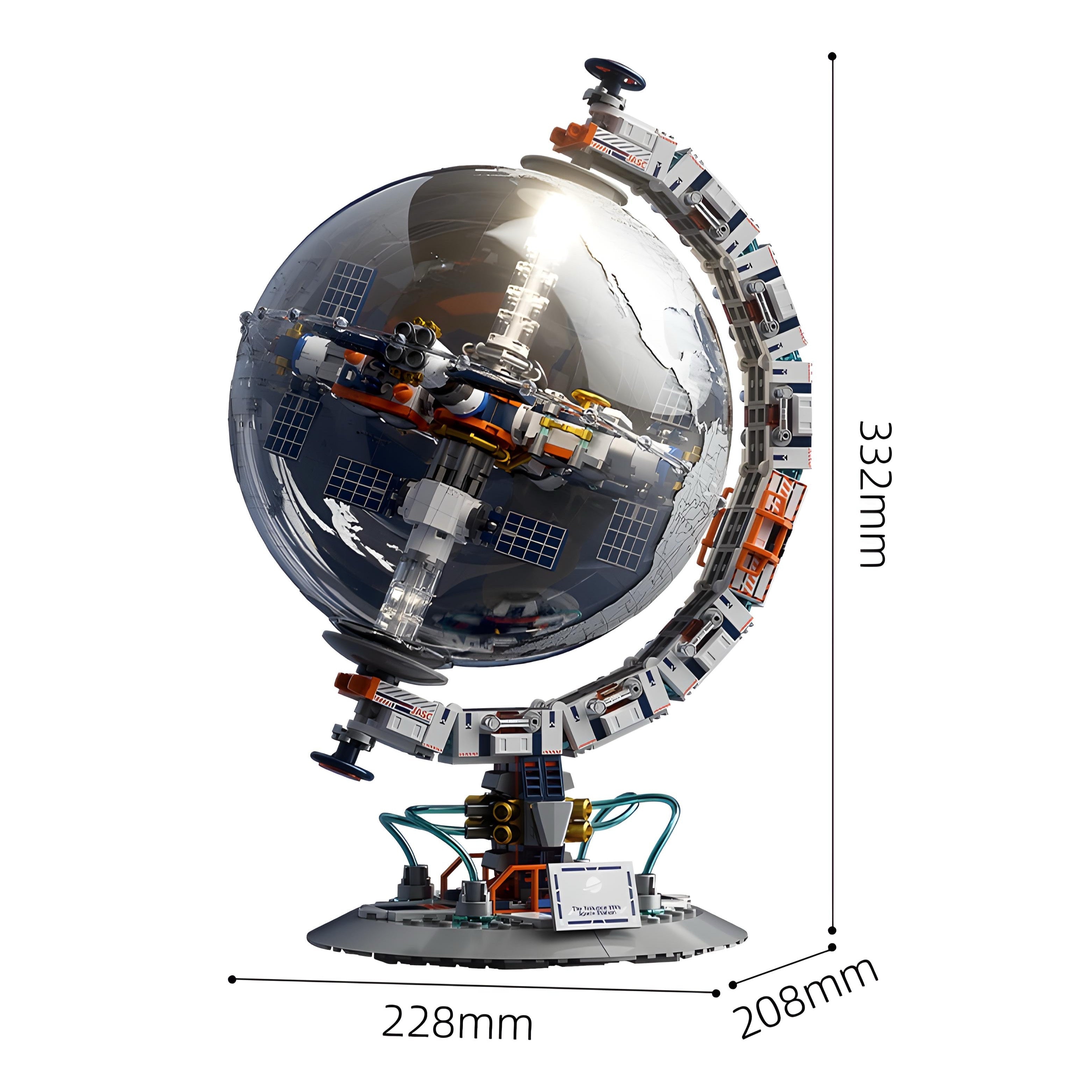 Earth Globe | 658pcs — view 4 | Power Brickz