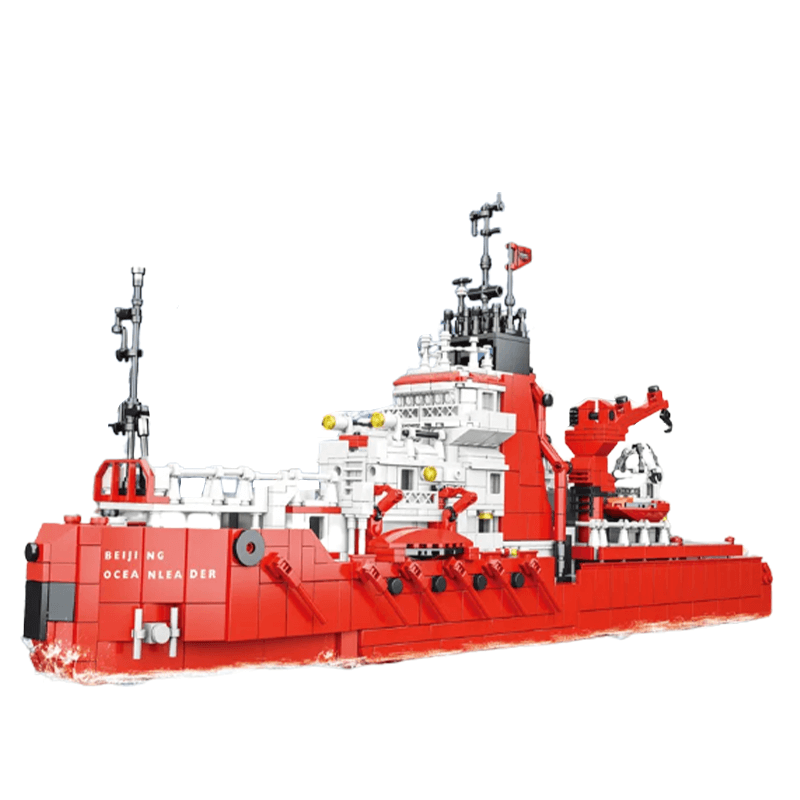 Beijing Ocean Leader Icebreaker - Building Blocks Set | Power Brickz