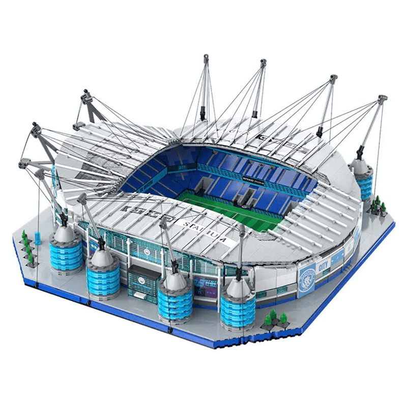 Manchester City Football Club Etihad Stadium - Building Blocks Set | Power Brickz