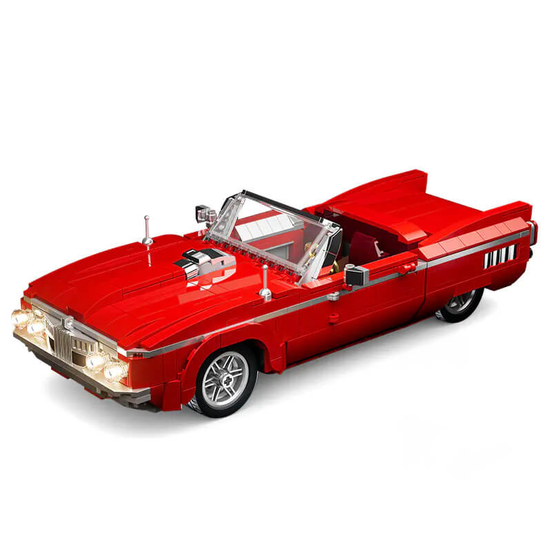 Classic American Lowrider Muscle Car Building Blocks | 968 Pcs