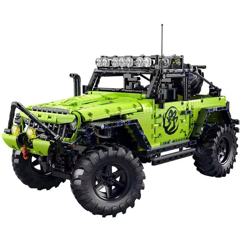 RC All-Terrain Rubicon Vehicle - Building Blocks Set | Power Brickz