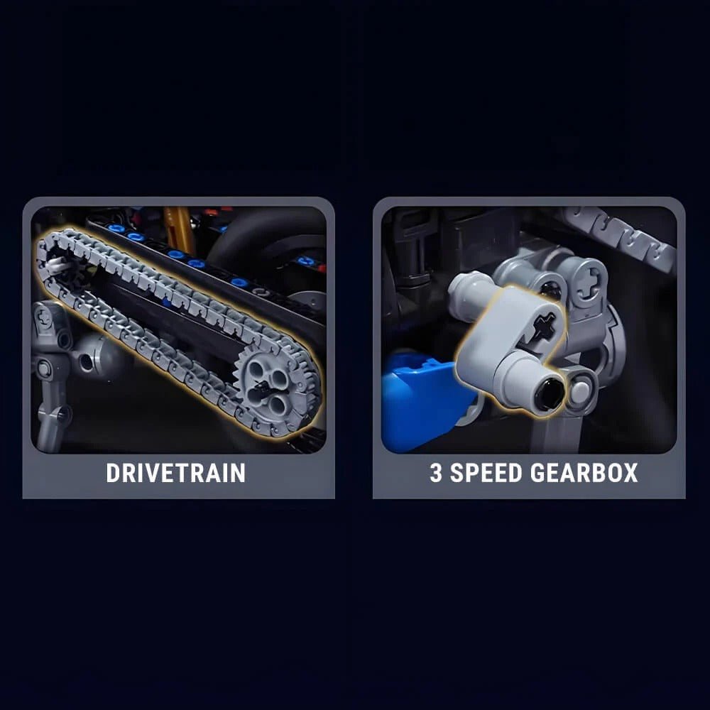 1000cc Naked Street Bike | 1016pcs - Power Brickz