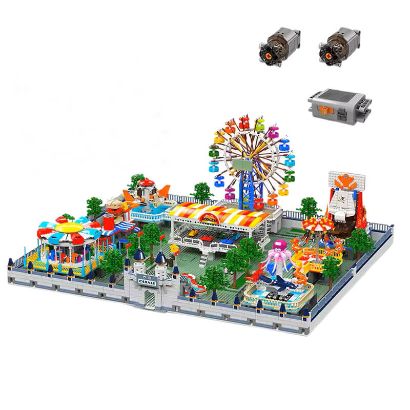 Motorized Amusement Park - Ultimate Edition - Building Blocks Set | Power Brickz
