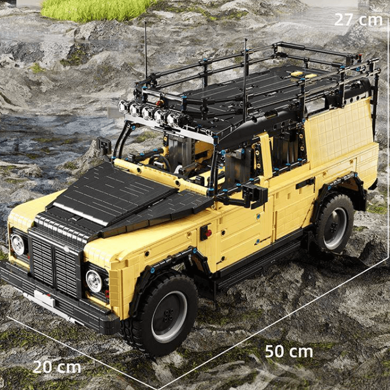 Land Rover Defender Safari Edition - Building Blocks Set | Power Brickz