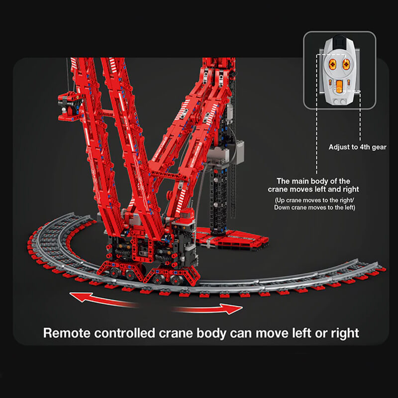 World's Most Powerful Land Crane - Building Blocks Set | Power Brickz