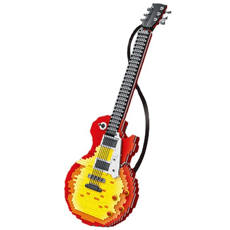 1:1 Scale Electric Guitar - Building Set | Power Brickz