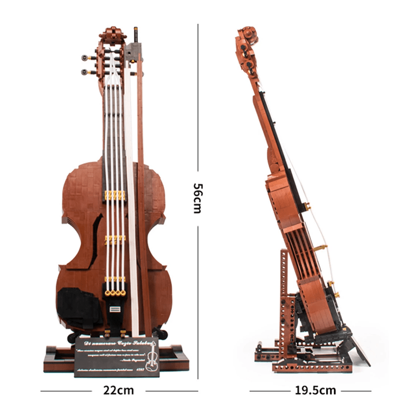 1:1 Scale Violin - Building Set | Power Brickz