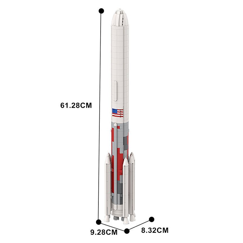 1:110 Vulcan Centaur - Building Set | Power Brickz