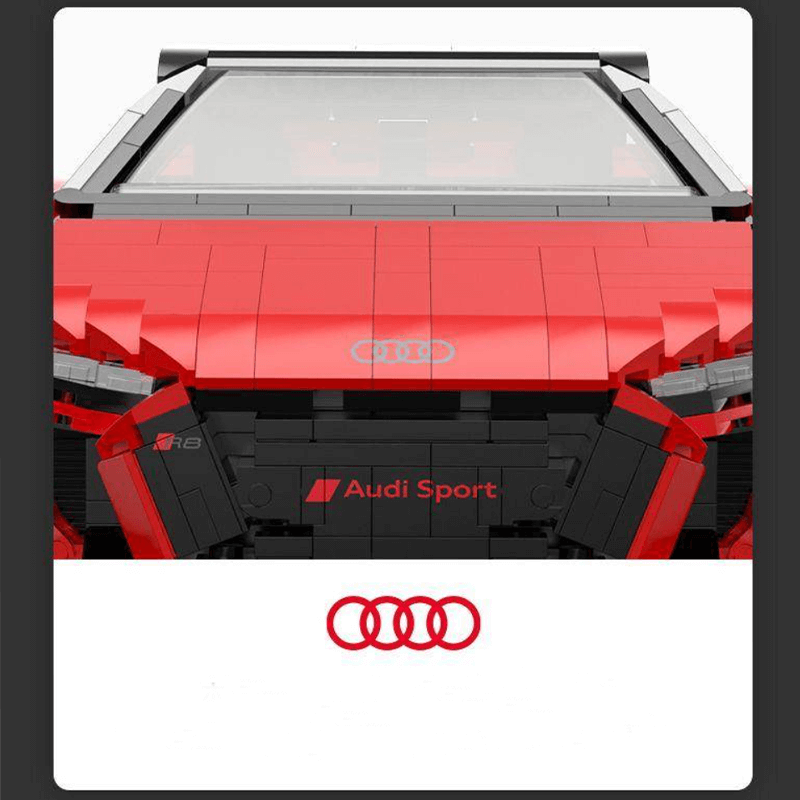 Audi R8 Spyder - Building Blocks Set | Power Brickz