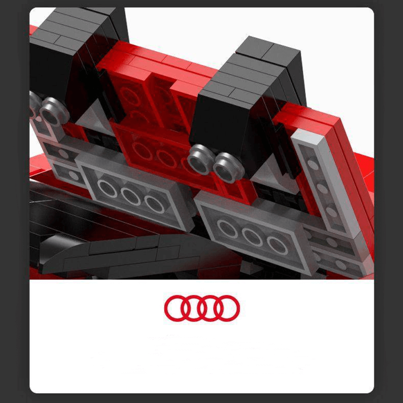 Audi R8 Spyder - Building Blocks Set | Power Brickz