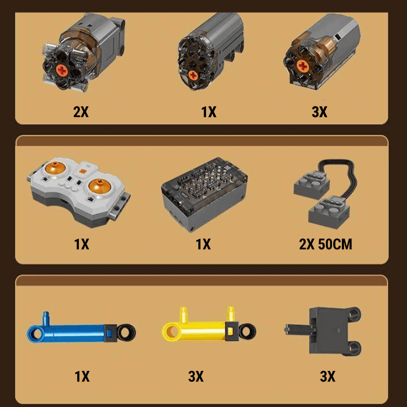 All-Terrain Wrangler Sahara 4x4 - Building Blocks Set | Power Brickz