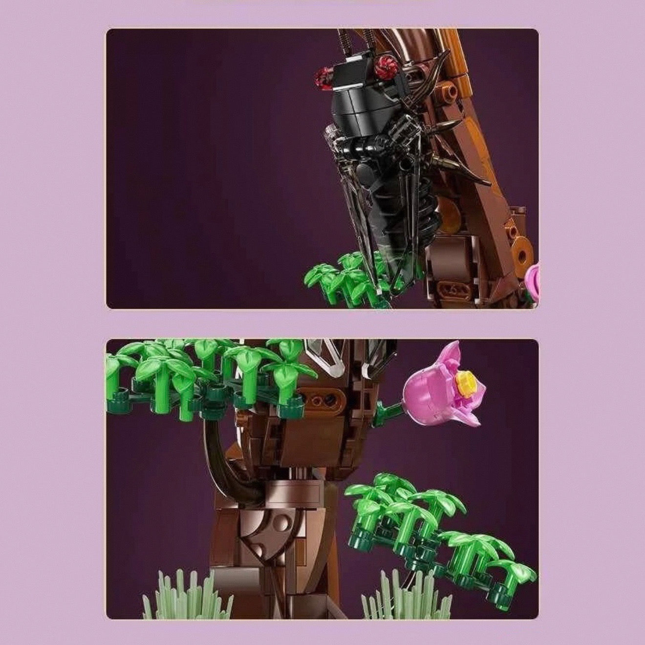 Cicada on Branch | 418pcs — view 3 | Power Brickz