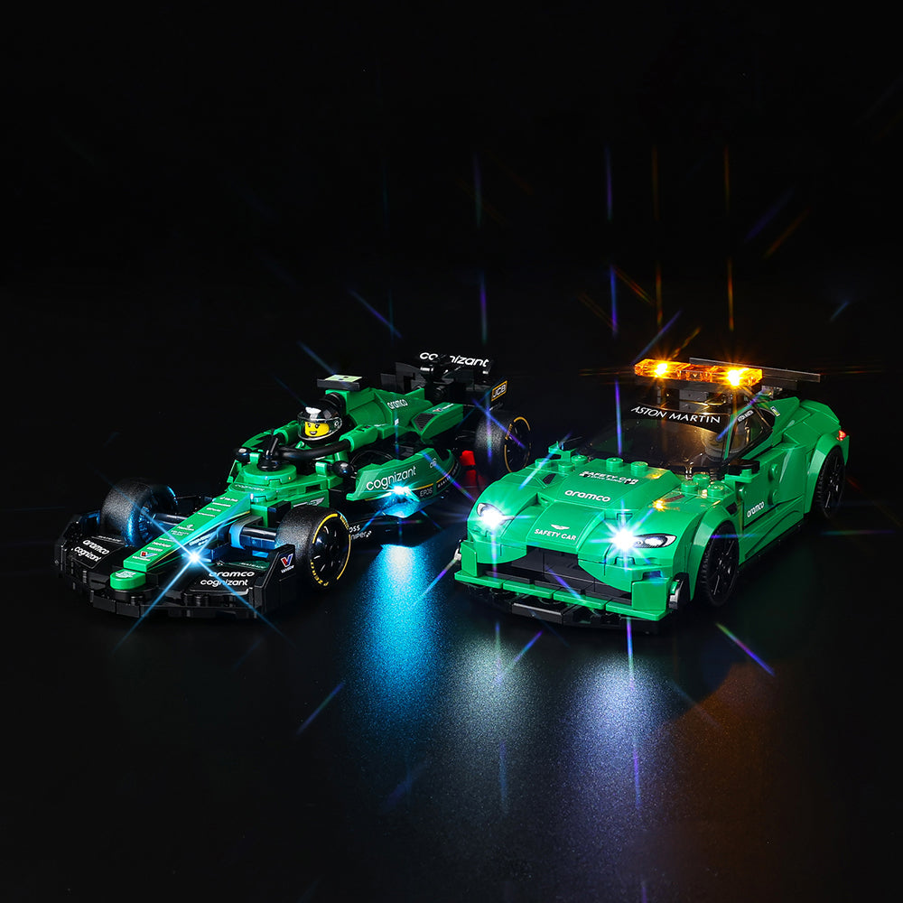 Aston Martin Safety Car & AMR23 76925 LED Light Kit – Building Block Lighting | Power Brickz™