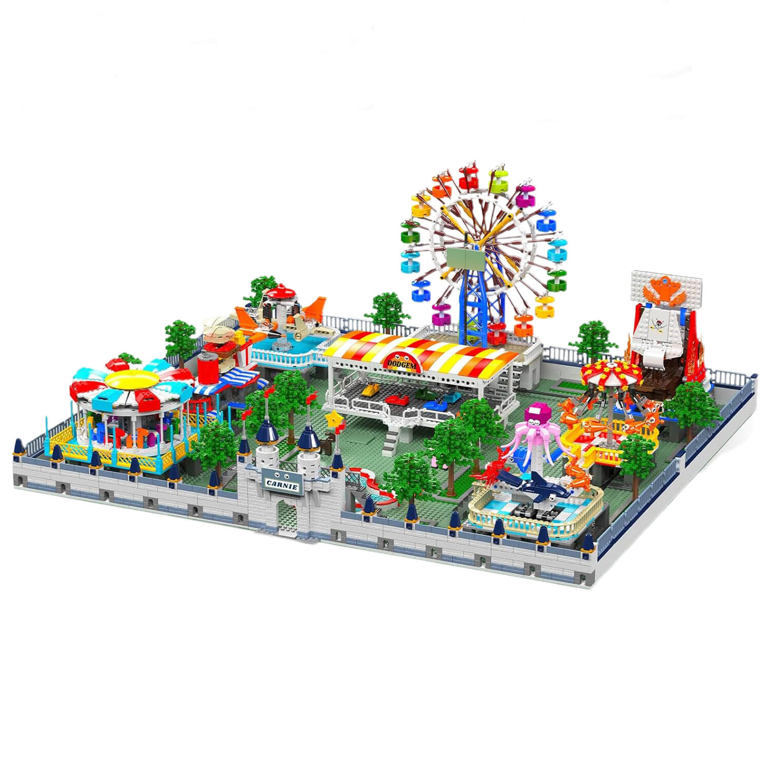 Motorized Amusement Park - Ultimate Edition - Building Blocks Set | Power Brickz