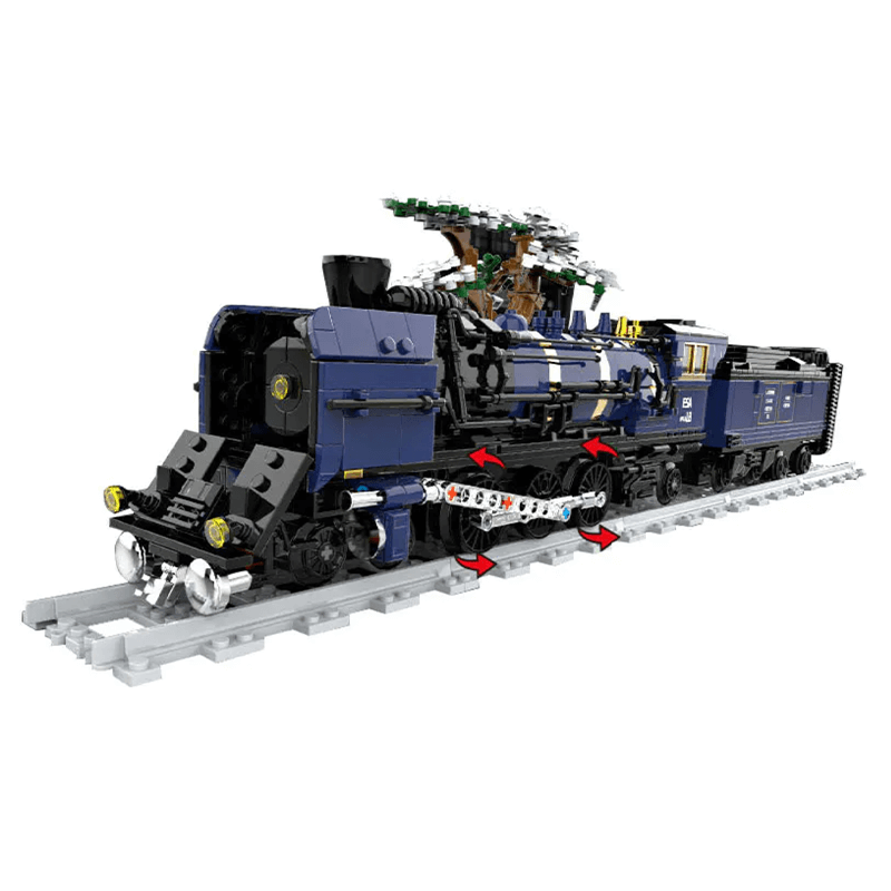 Oriental Steam Train - Building Blocks Set | Power Brickz