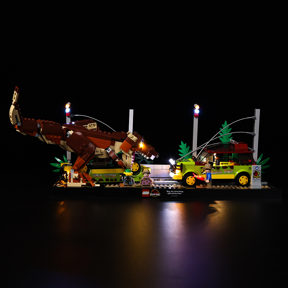 T. Rex Breakout 76956 LED Light Kit – Building Block Lighting | Power Brickz™