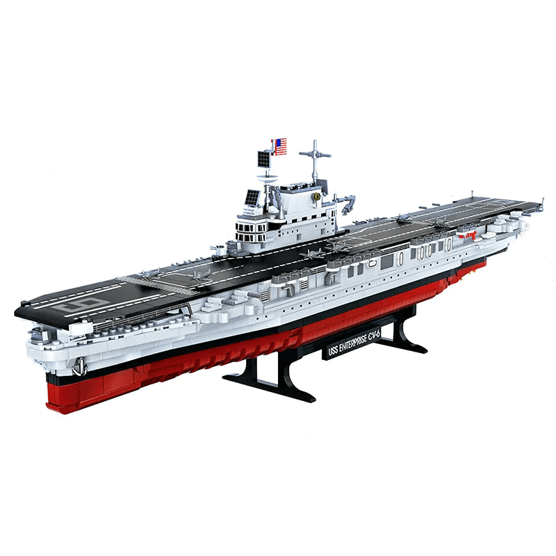 Aircraft Carrier USS Enterprise - Building Blocks Set | Power Brickz
