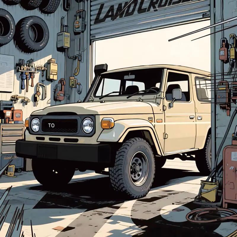 Toyota Land Cruiser - Building Blocks Set | Power Brickz