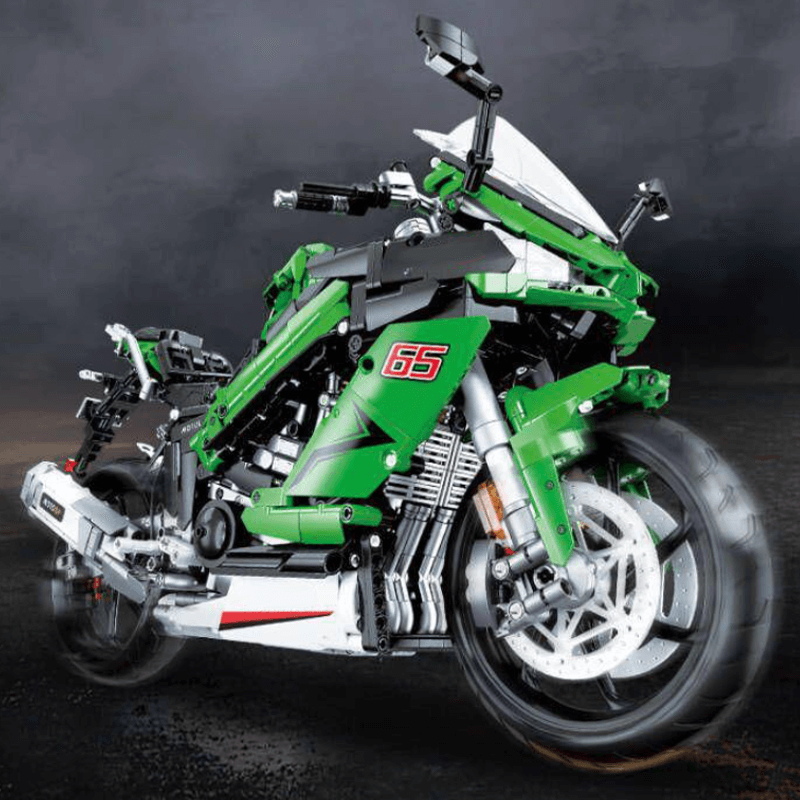 Green Samurai Warrior - Building Blocks Set | Power Brickz