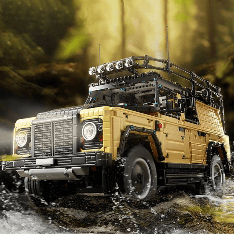 Land Rover Defender Safari Edition - Building Blocks Set | Power Brickz
