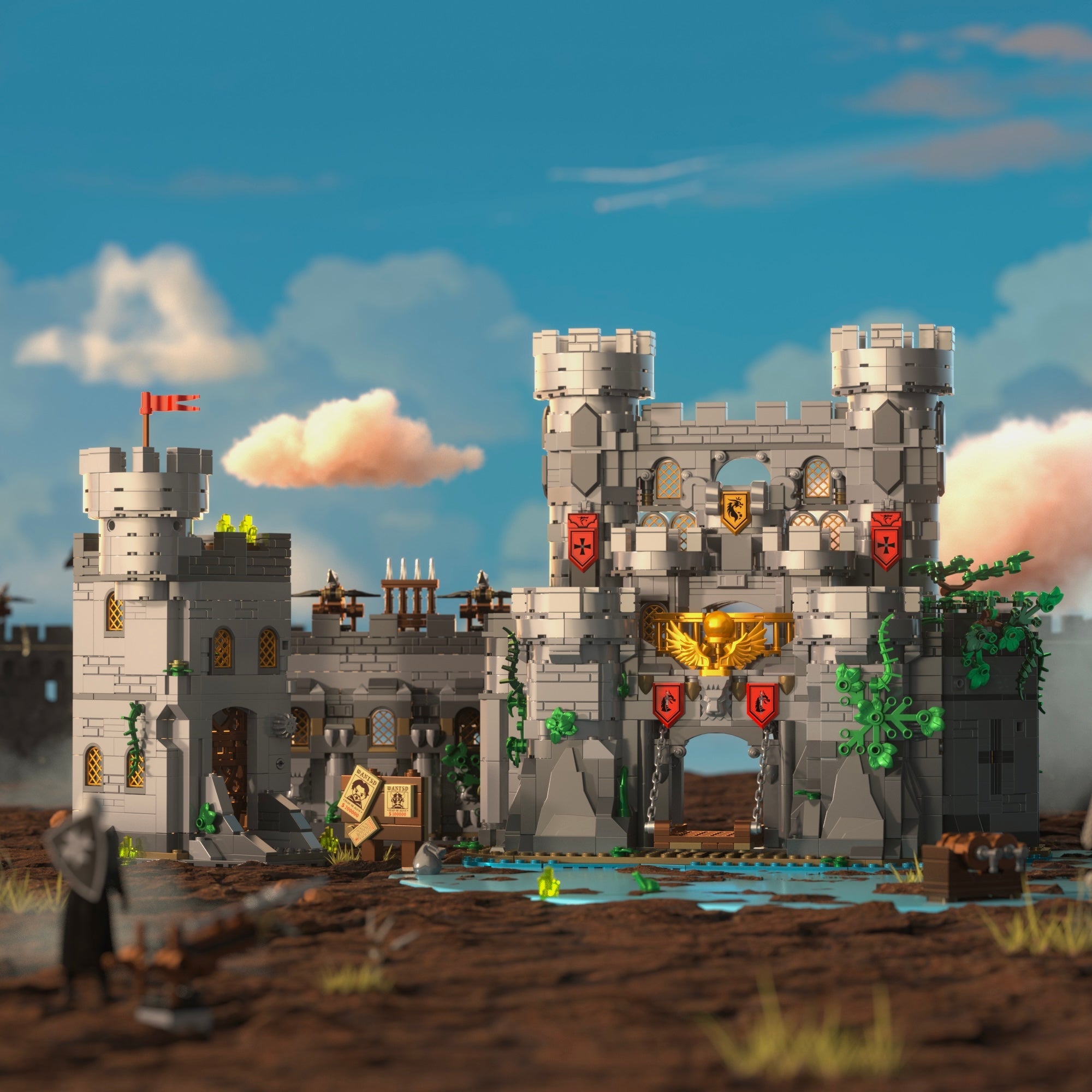 Holy Sword Castle | 2486pcs — view 2 | Power Brickz