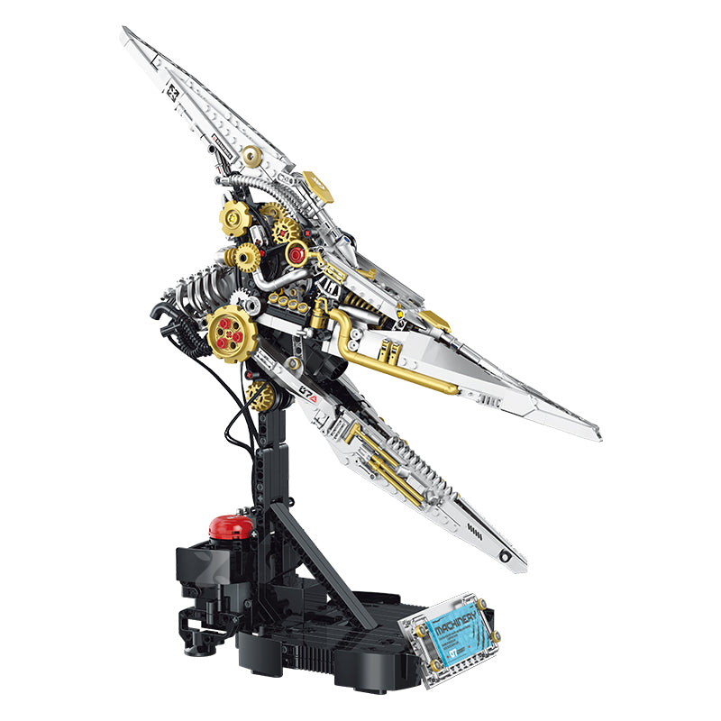 Cyber Pterosaurs Head Building Blocks Display – 894 pieces – collector display centrepiece
