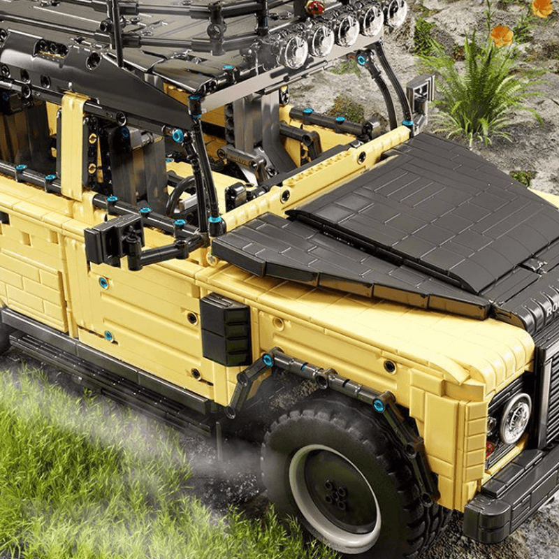 Land Rover Defender Safari Edition - Building Blocks Set | Power Brickz