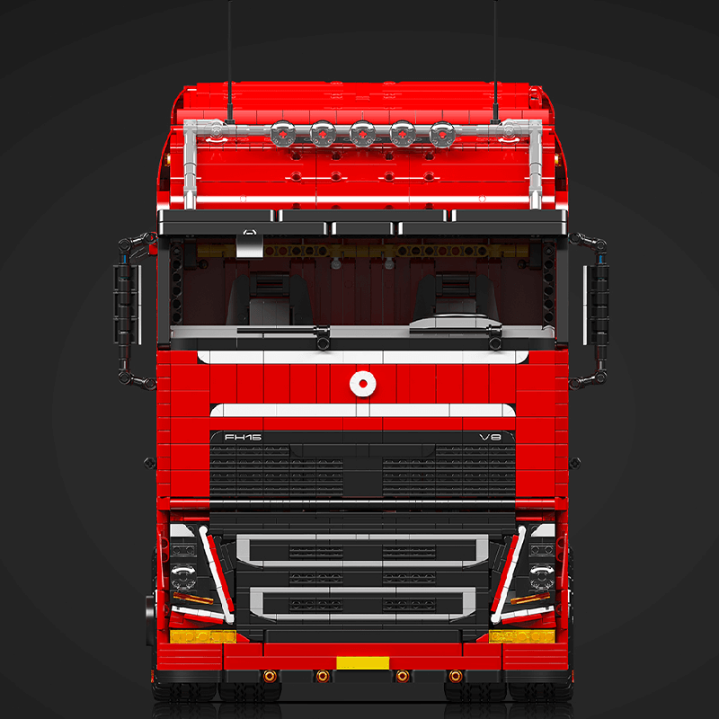 EU Truck With Trailer Remote Control - Building Blocks Set | Power Brickz