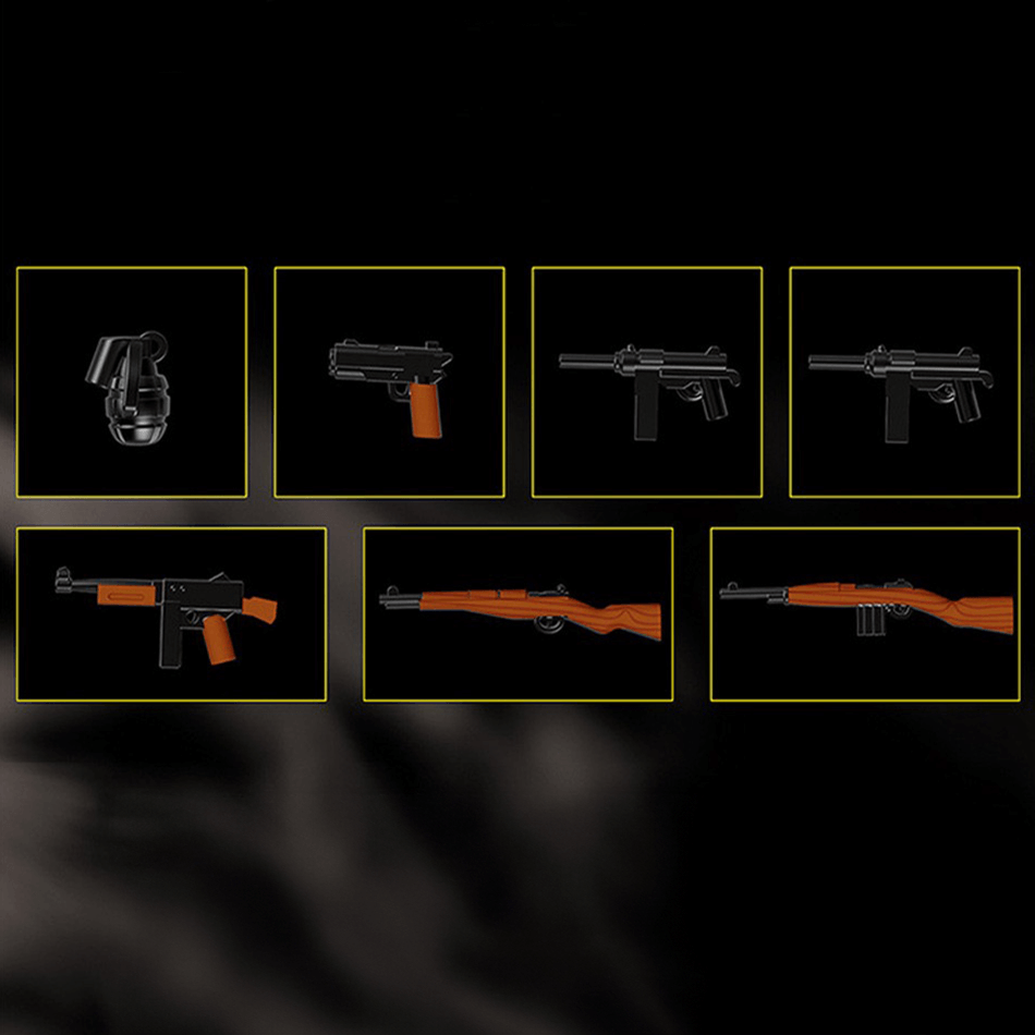 M4 Sherman Battle Tank - Building Blocks Set | Power Brickz