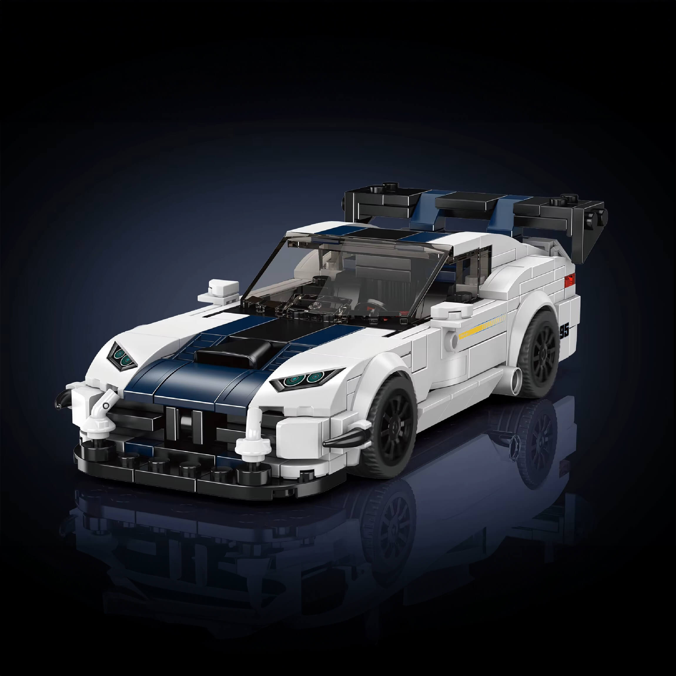 Supercar GTR Safety car - Building Blocks Set | Power Brickz