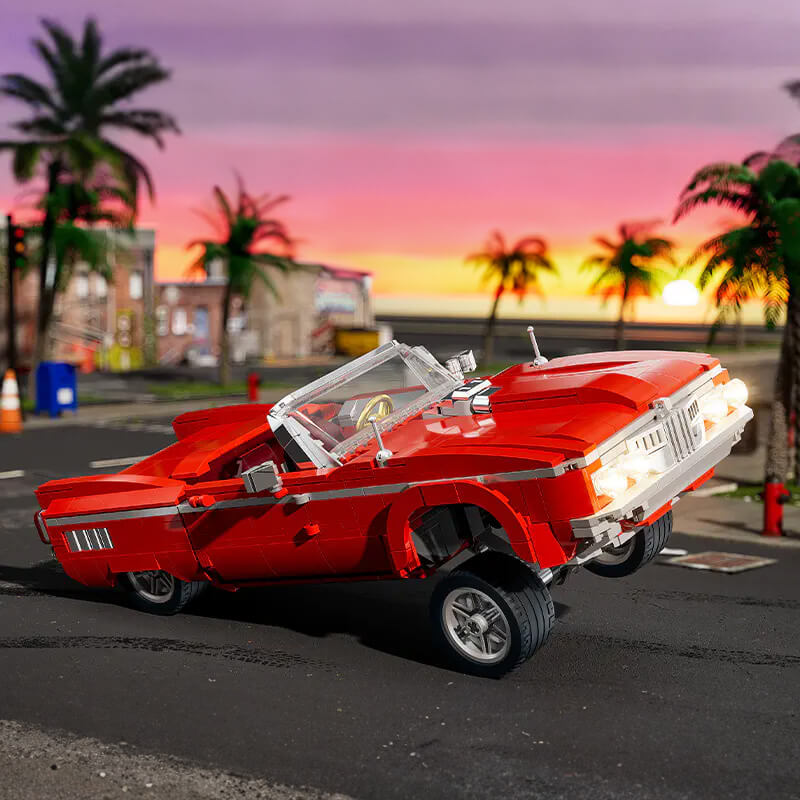 Classic American Lowrider - Building Blocks Set | Power Brickz