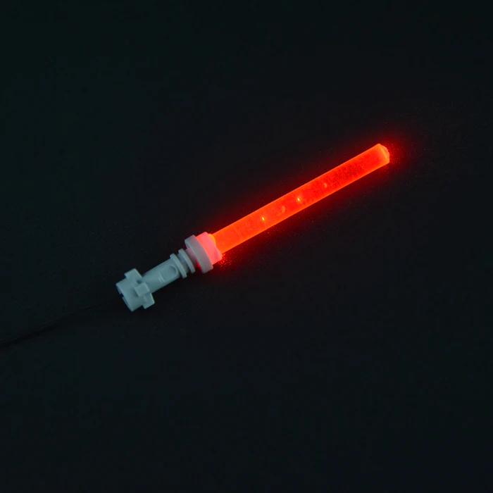 LED Lightsaber for Star Wars Minifigures USB | LED Accessory | Power Brickz