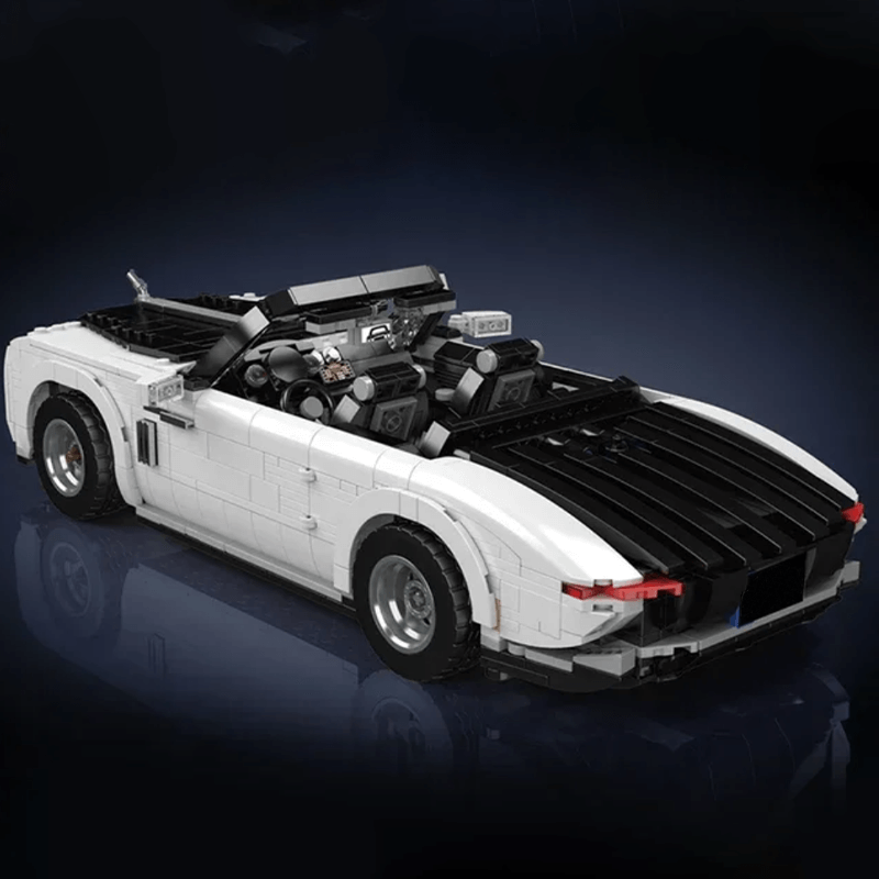 British Phantom Luxury Convertible - Building Blocks Set | Power Brickz