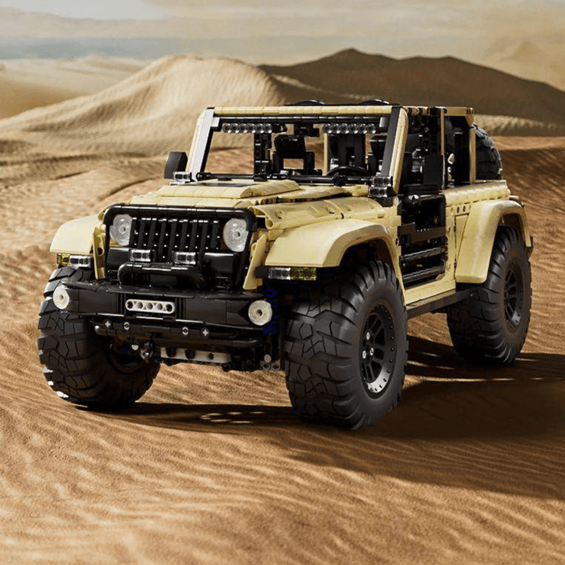 All-Terrain Wrangler Sahara 4x4 - Building Blocks Set | Power Brickz