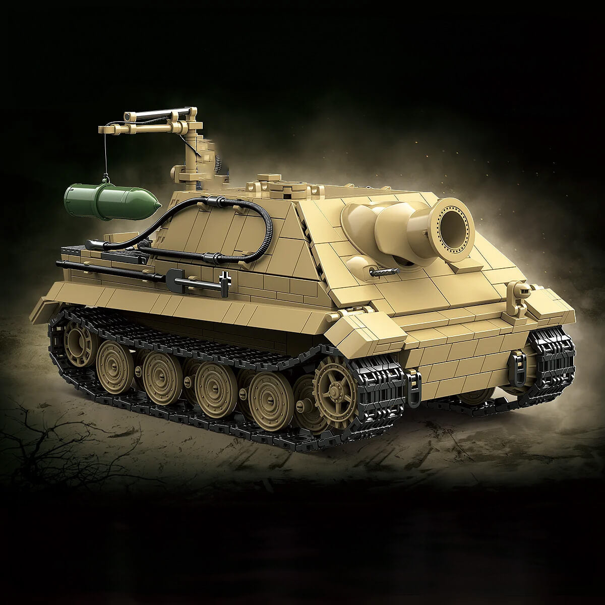 Sturmtiger 38cm Armored Mortar - Building Blocks Set | Power Brickz