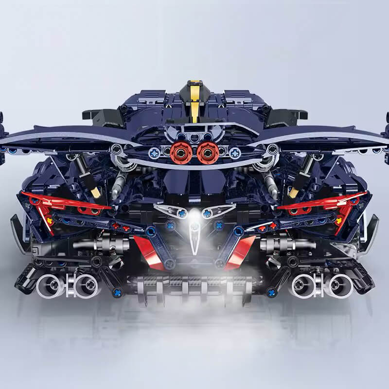 Hypercar Intensa Emotion Midnight Edition - Building Blocks Set | Power Brickz