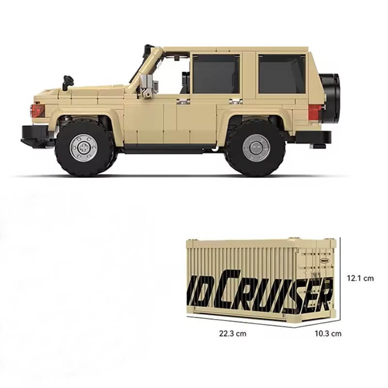 Toyota Land Cruiser - Building Blocks Set | Power Brickz