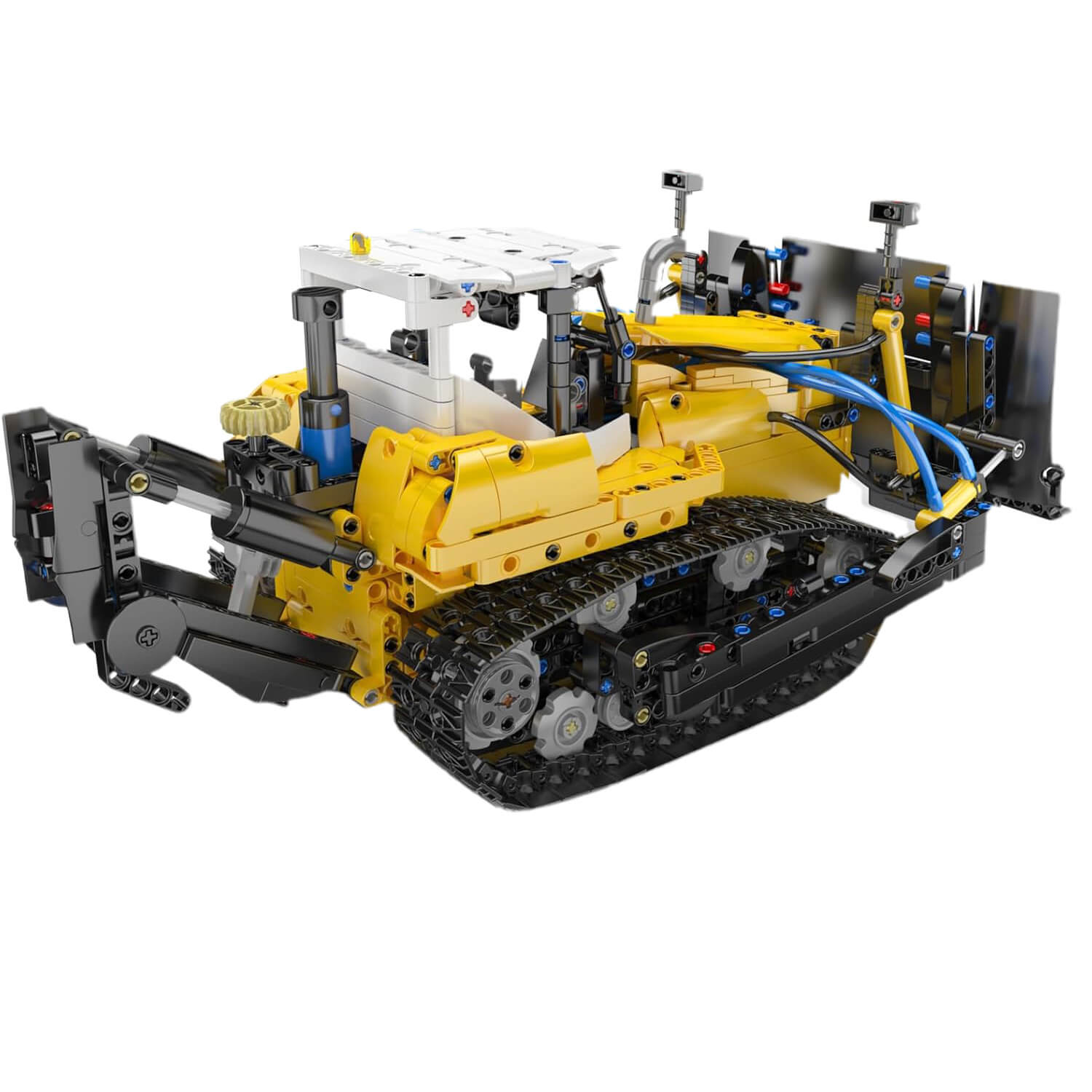 Professional Pneumatic Bulldozer - Building Blocks Set | Power Brickz