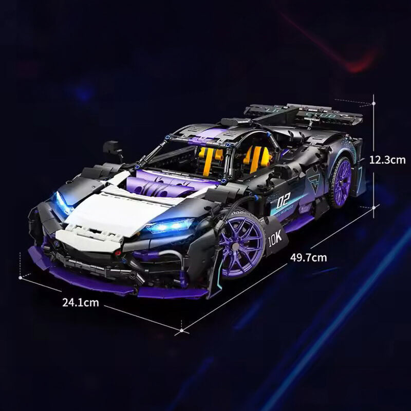 German Hypercar One Remote Control - Building Blocks Set | Power Brickz