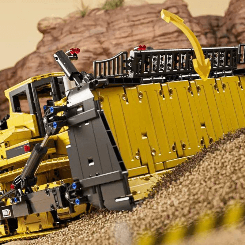 RC Bulldozer - Ultimate Edition - Building Blocks Set | Power Brickz