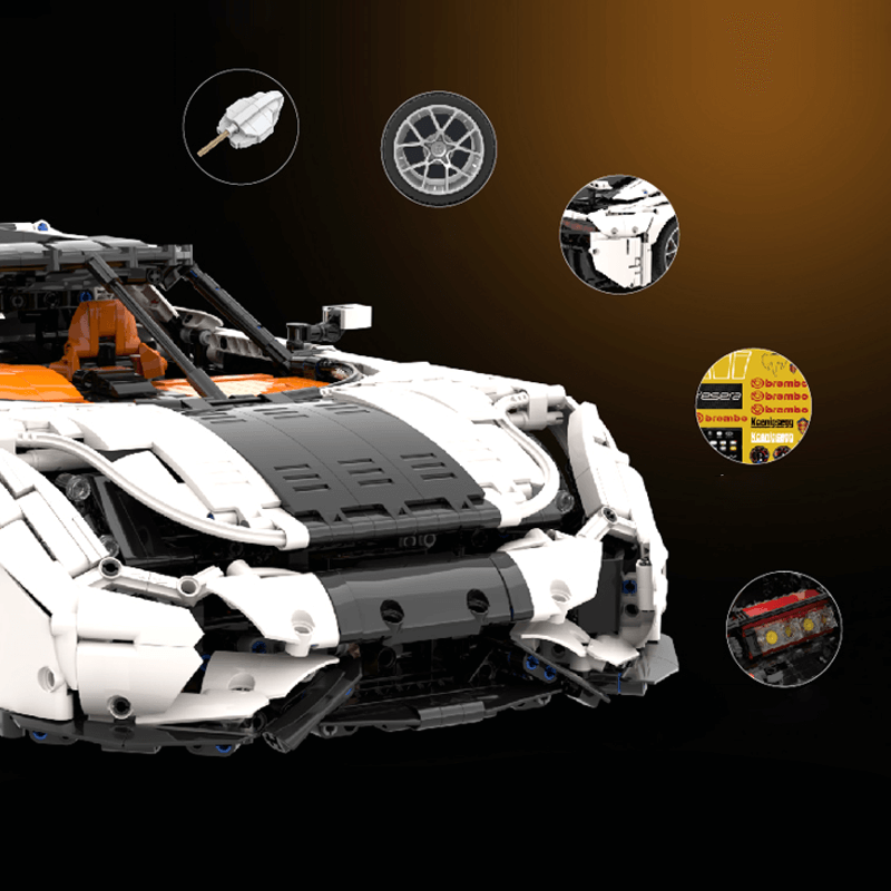 Swedish Hypercar Regera - Ultimate Edition - Building Blocks Set | Power Brickz