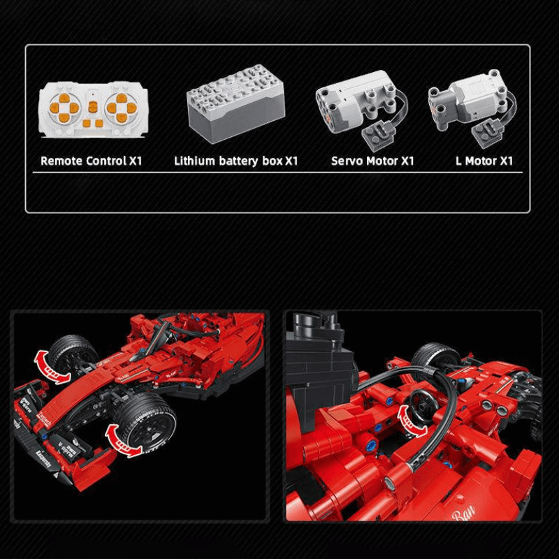 Single Seater Competition Race Car - Building Blocks Set | Power Brickz