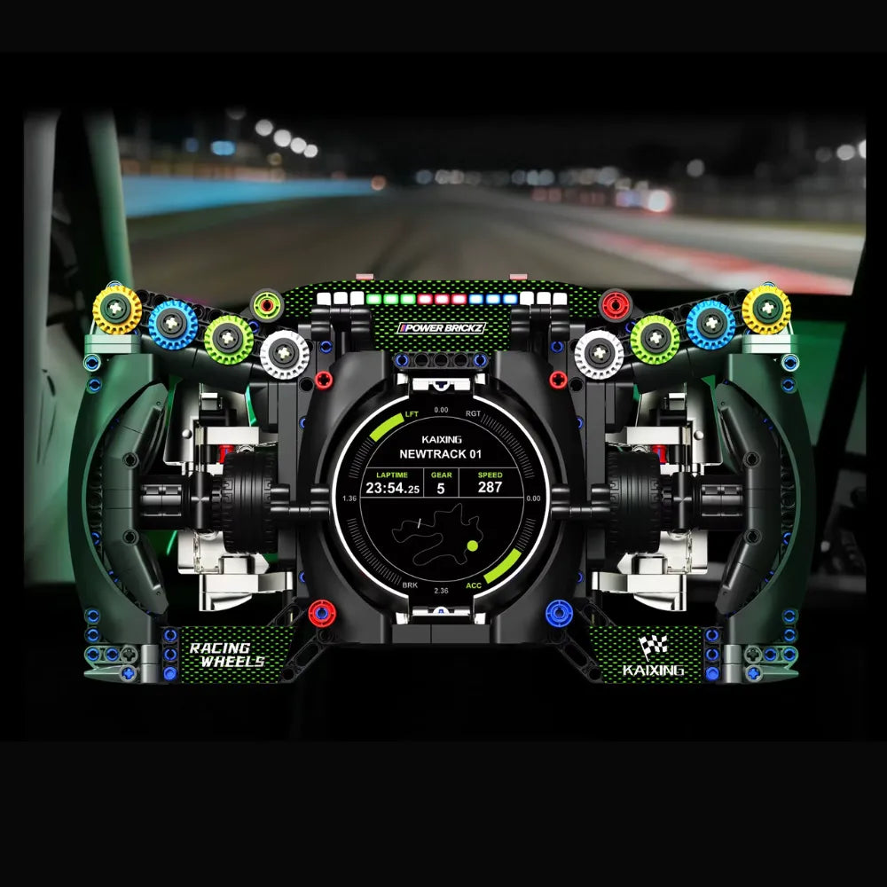 1:1 Podium Steering Wheel GT3 made from Building Blocks