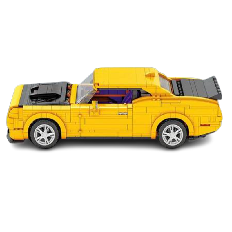 Powerful American Muscle Car - Building Blocks Set | Power Brickz