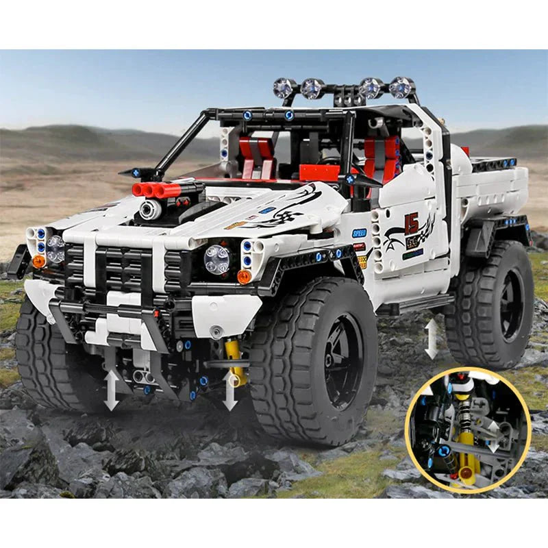 4x4 Custom Off-Roader - Building Blocks Set | Power Brickz
