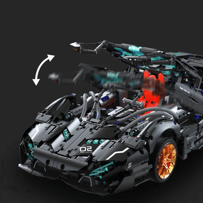 Black Bull SV Concept Remote Control - Building Blocks Set | Power Brickz