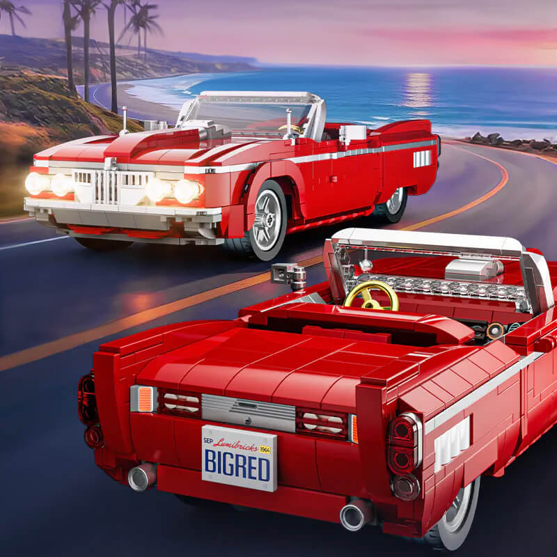 Classic American Lowrider - Building Blocks Set | Power Brickz