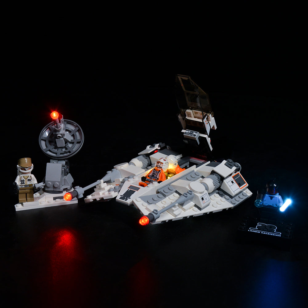 Snowspeeder 20th Anniversary Edition 75259 LED Light Kit – Building Block Lighting | Power Brickz™