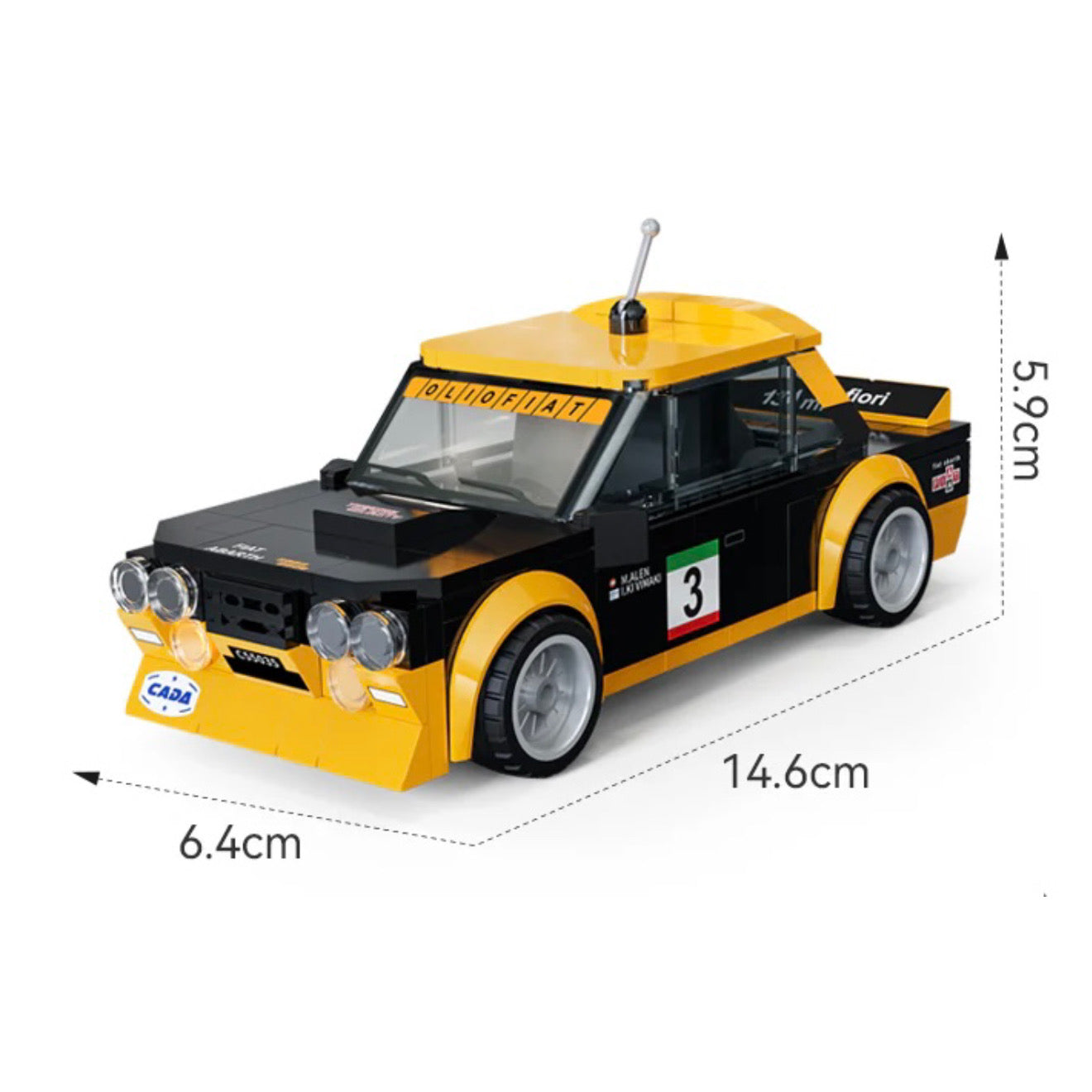 Fiat 131 Abarth – CaDa C55035W – Power Brickz