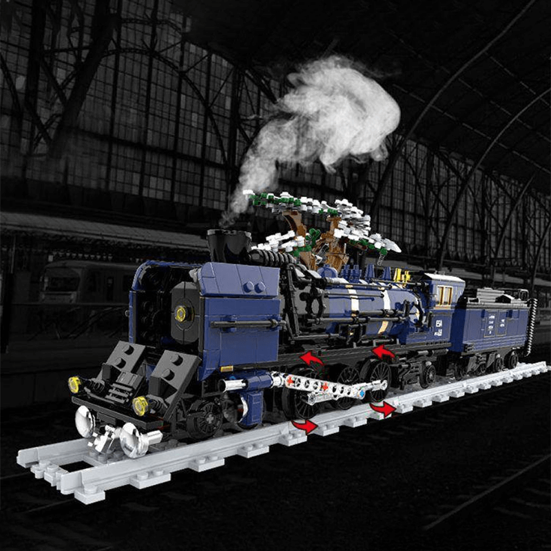 Oriental Steam Train - Building Blocks Set | Power Brickz